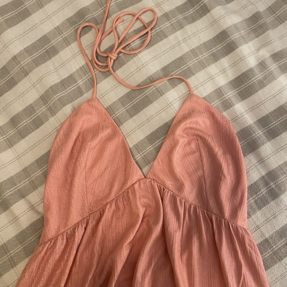 Revolve Superdown Pink Shimmer Mini Dress